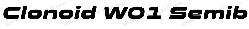 Clonoid W01 Semibold字体转换